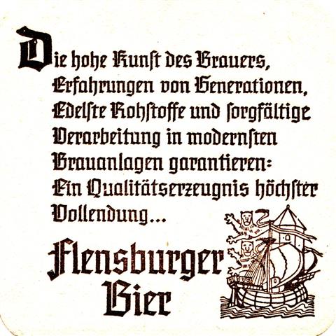 flensburg fl-sh flens die hohe 1-2a (quad185-kunst des-braun)